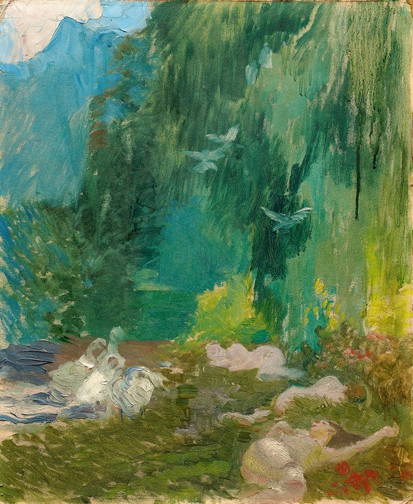 The Siesta art print by Albert Besnard for $57.95 CAD