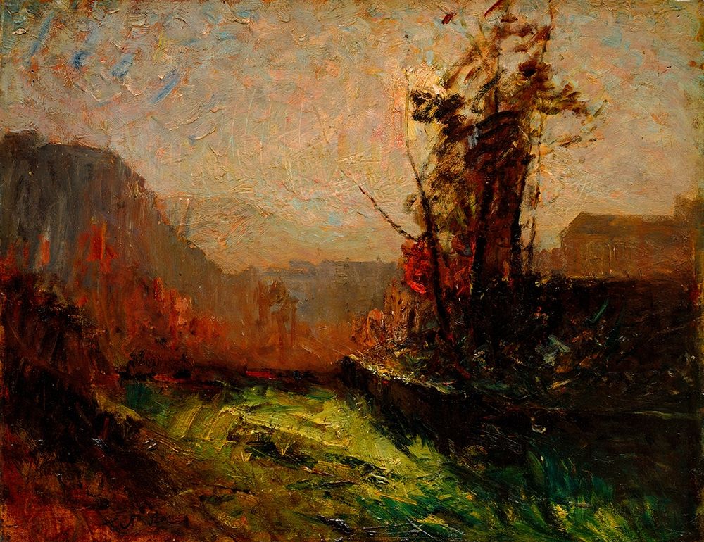 Cremieu, Seen from Chaillonnette art print by Francois-Auguste Ravier for $57.95 CAD