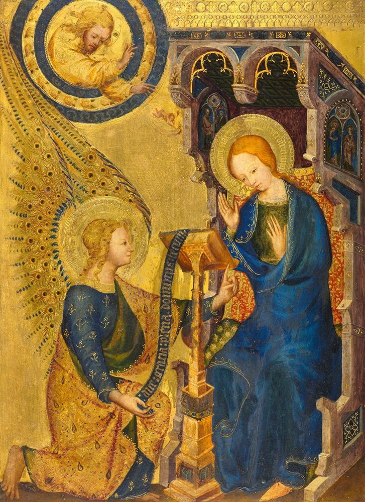 The Annunciation art print by France 14th Century for $57.95 CAD