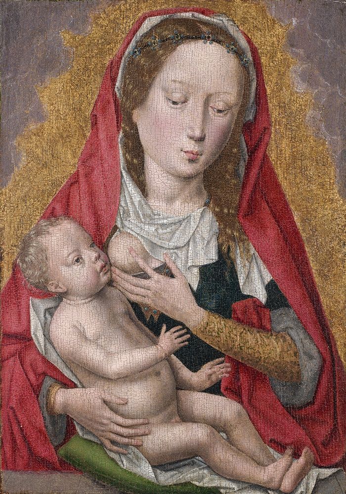 Virgin and Child art print by workshop of Hans Memling for $57.95 CAD