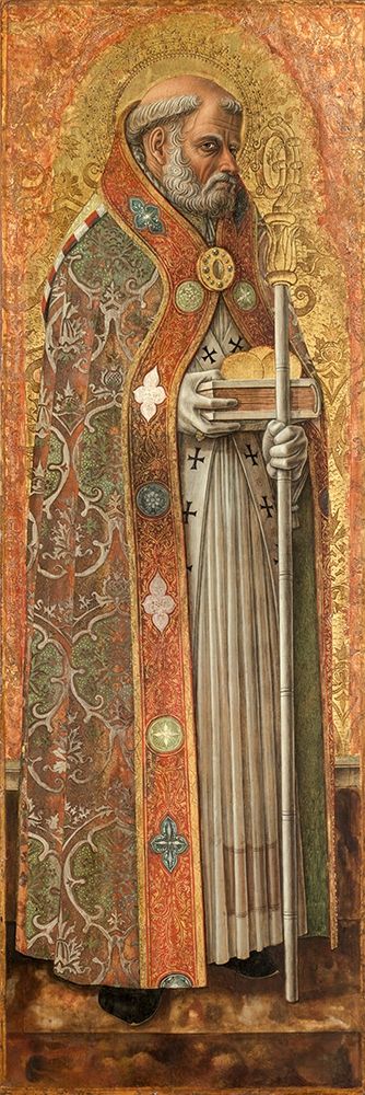 Saint Nicholas of Bari art print by Carlo Crivelli for $57.95 CAD