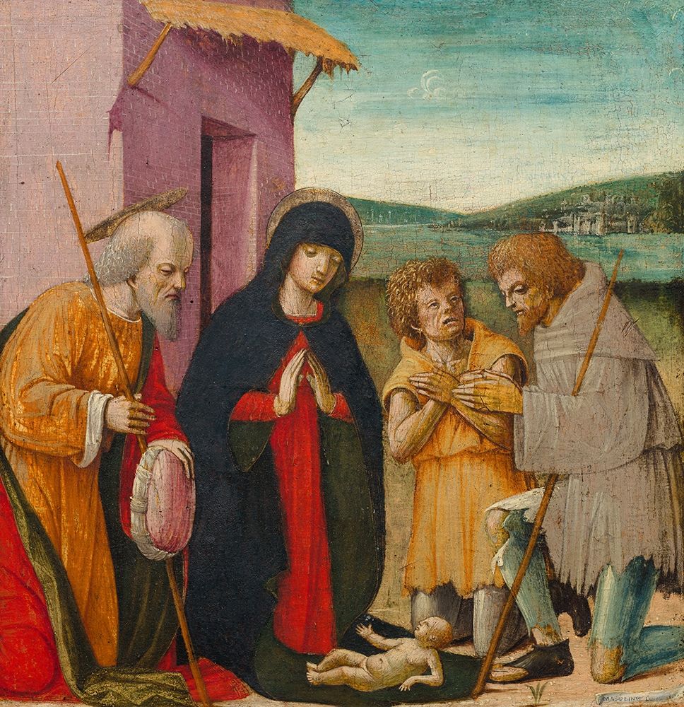 Adoration of the Shepherds art print by Italy 15th Century for $57.95 CAD