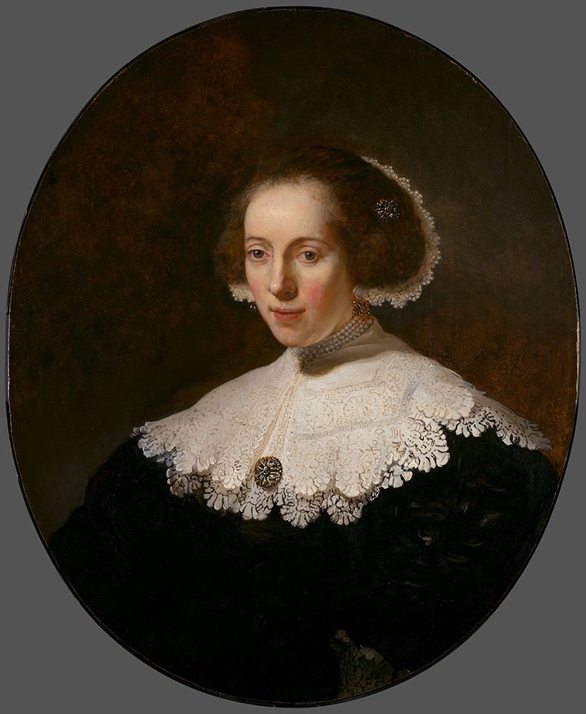 Portrait of a Woman art print by Rembrandt for $57.95 CAD