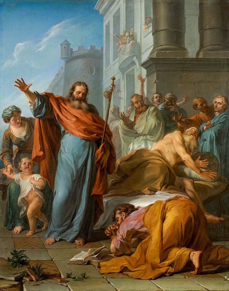 The Miracles of Saint James the Greater art print by Noel Nicolas Coypel for $57.95 CAD