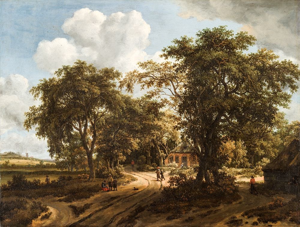A Cottage in the Woods art print by Meindert Hobbema for $57.95 CAD