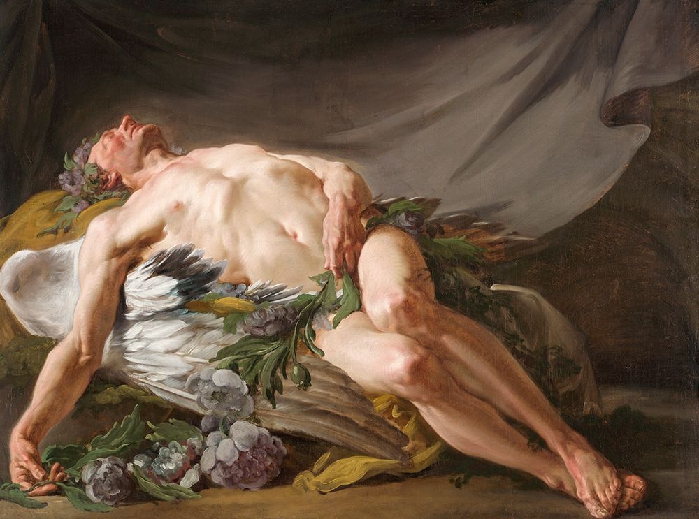 Sleep art print by Jean Bernard Restout for $57.95 CAD