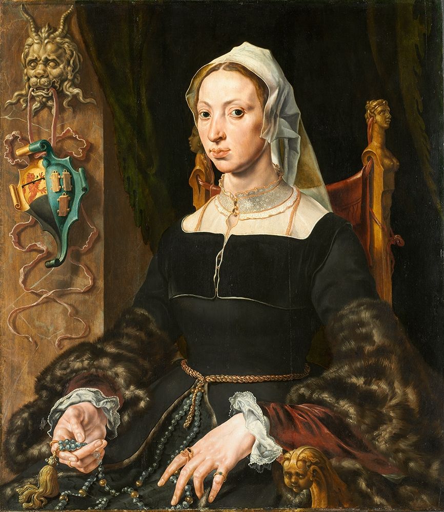 Portrait of Machtelt Suijs art print by Maerten van Heemskerck for $57.95 CAD