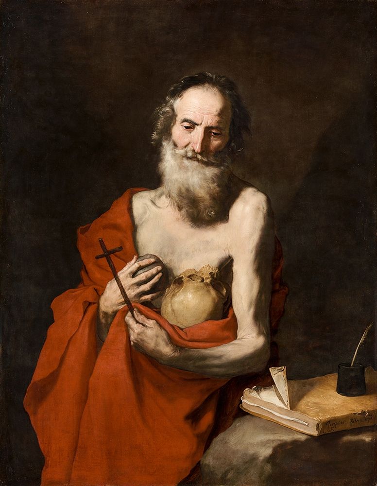 Saint Jerome art print by Jusepe de Ribera for $57.95 CAD