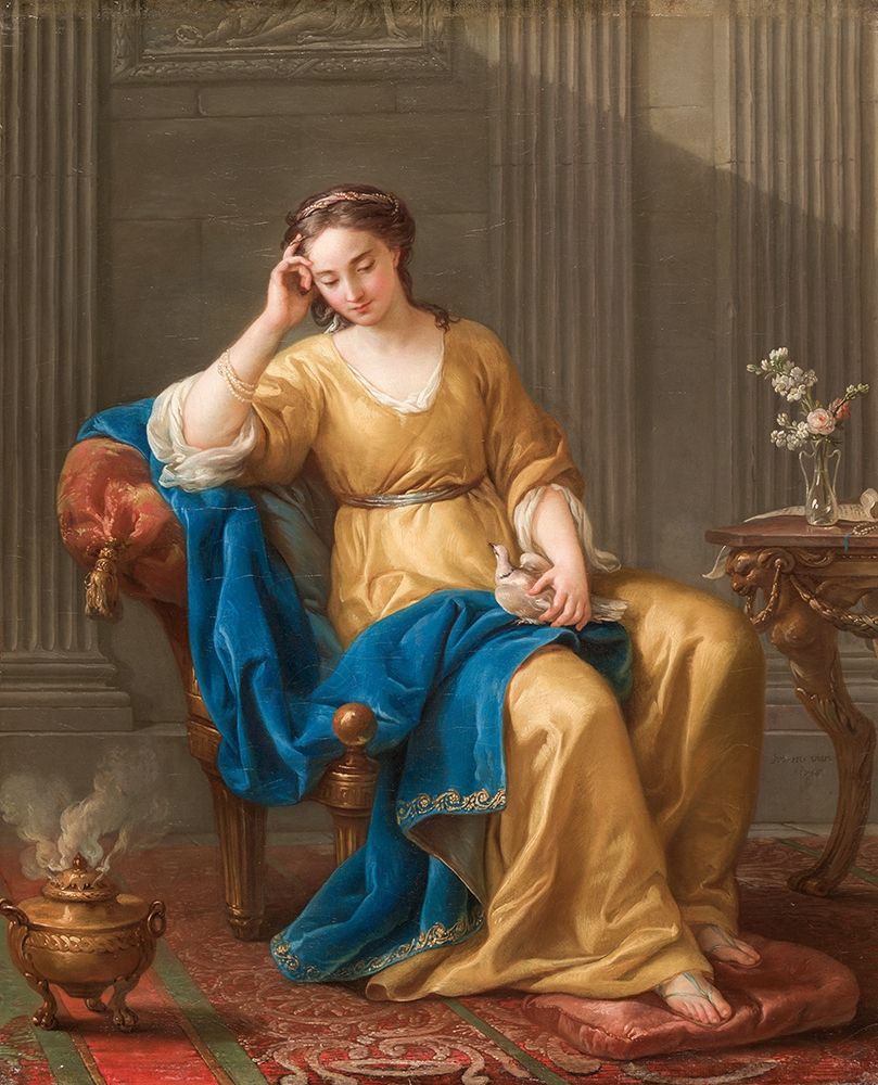 Sweet Melancholy art print by Joseph-Marie Vien for $57.95 CAD