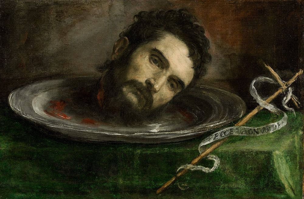 Head of Saint John the Baptist art print by Spain 16th Century for $57.95 CAD