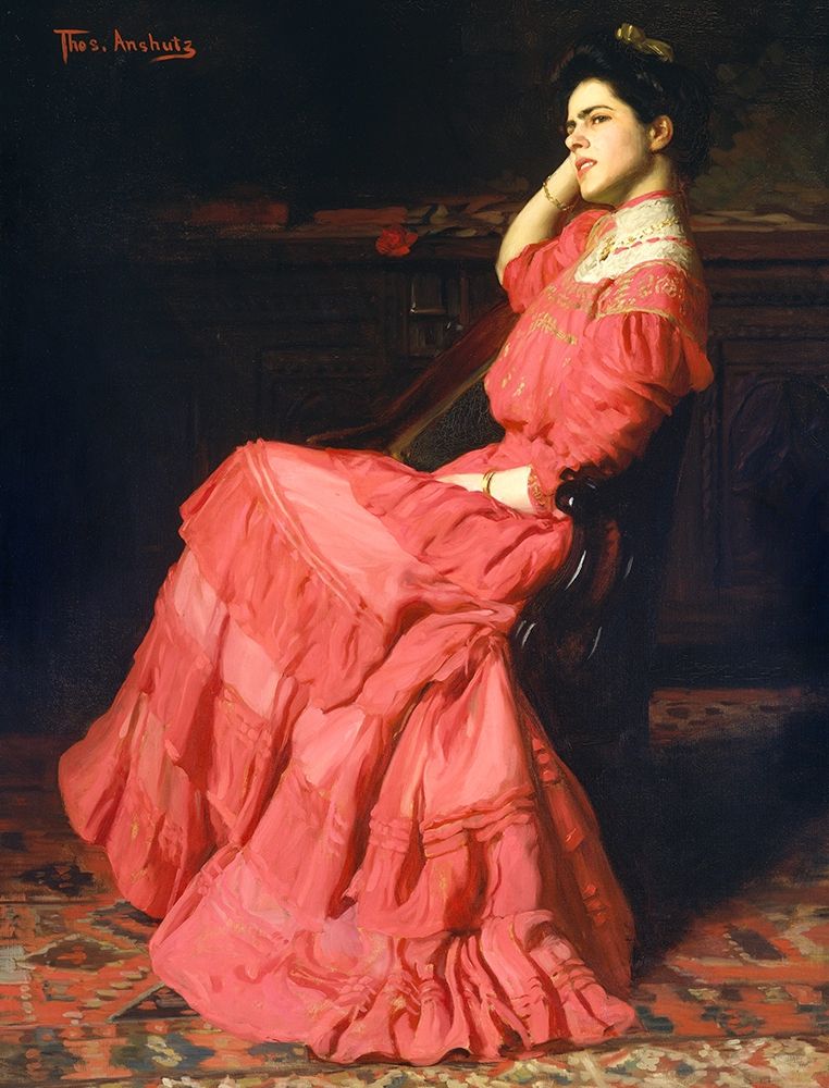 A Rose 1907 art print by Thomas Anshutz for $57.95 CAD