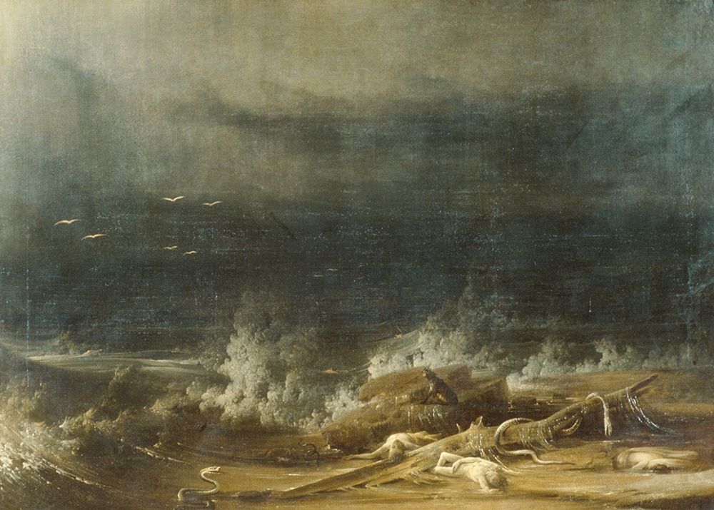The Deluge towards Its Close 1813 art print by Joshua Shaw for $57.95 CAD