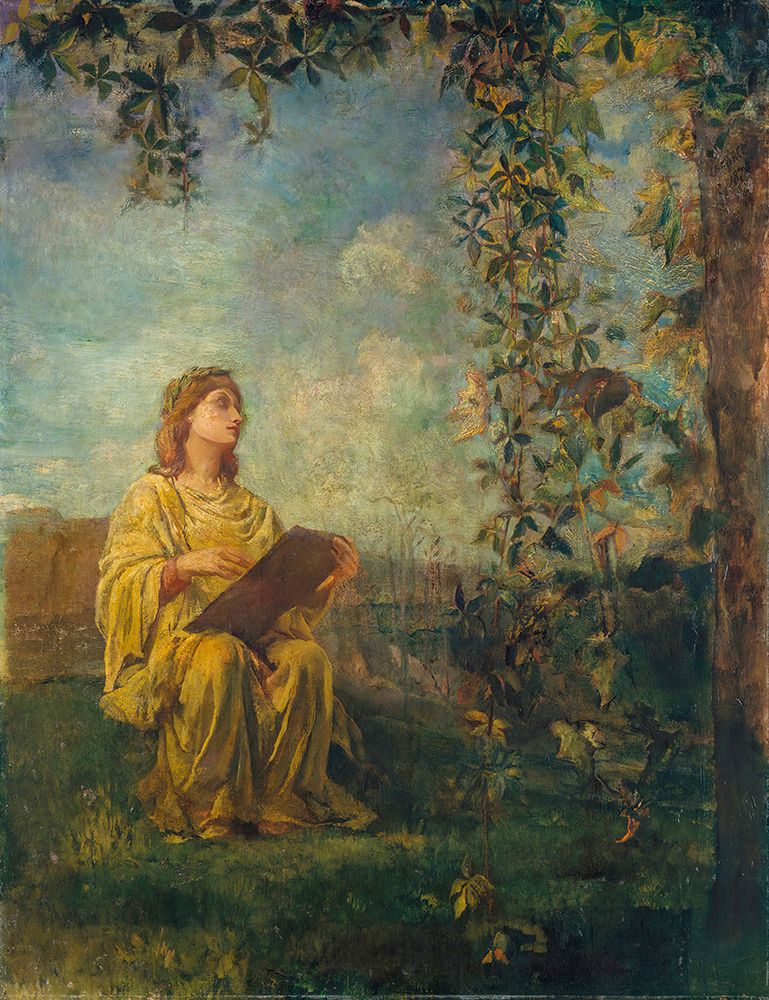 The Muse of Painting 1870 art print by John La Farge for $57.95 CAD