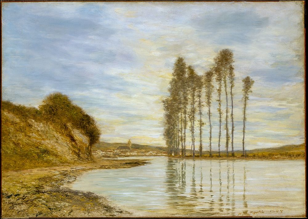 View on the Seine: Harp of the Winds art print by Homer Dodge Martin for $57.95 CAD