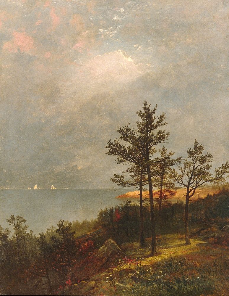 Gathering Storm on Long Island Sound 1872 art print by John Frederick Kensett for $57.95 CAD