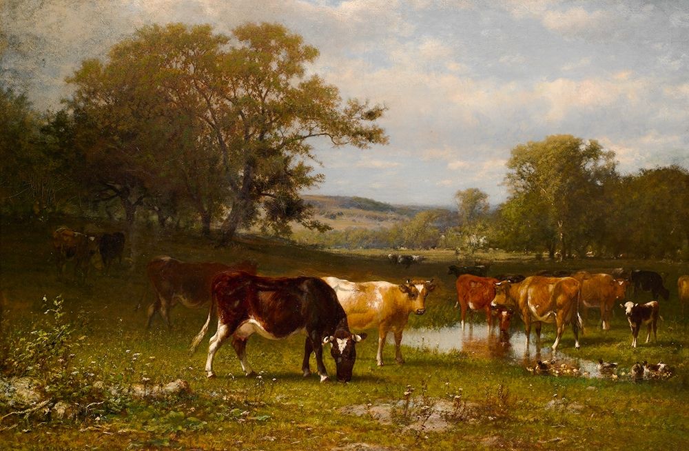 From Shifting Shade 1887 art print by James M. Hart for $57.95 CAD