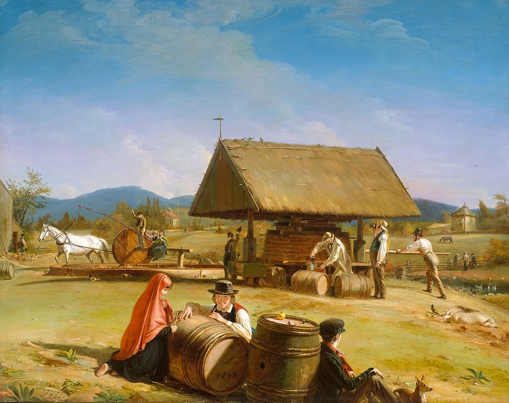 Cider Making 1841 art print by William Sidney Mount for $57.95 CAD