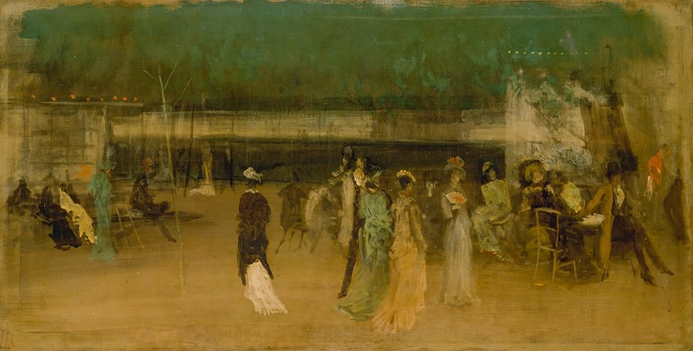 Cremorne Gardens, No. 2 1870 art print by James McNeill Whistler for $57.95 CAD