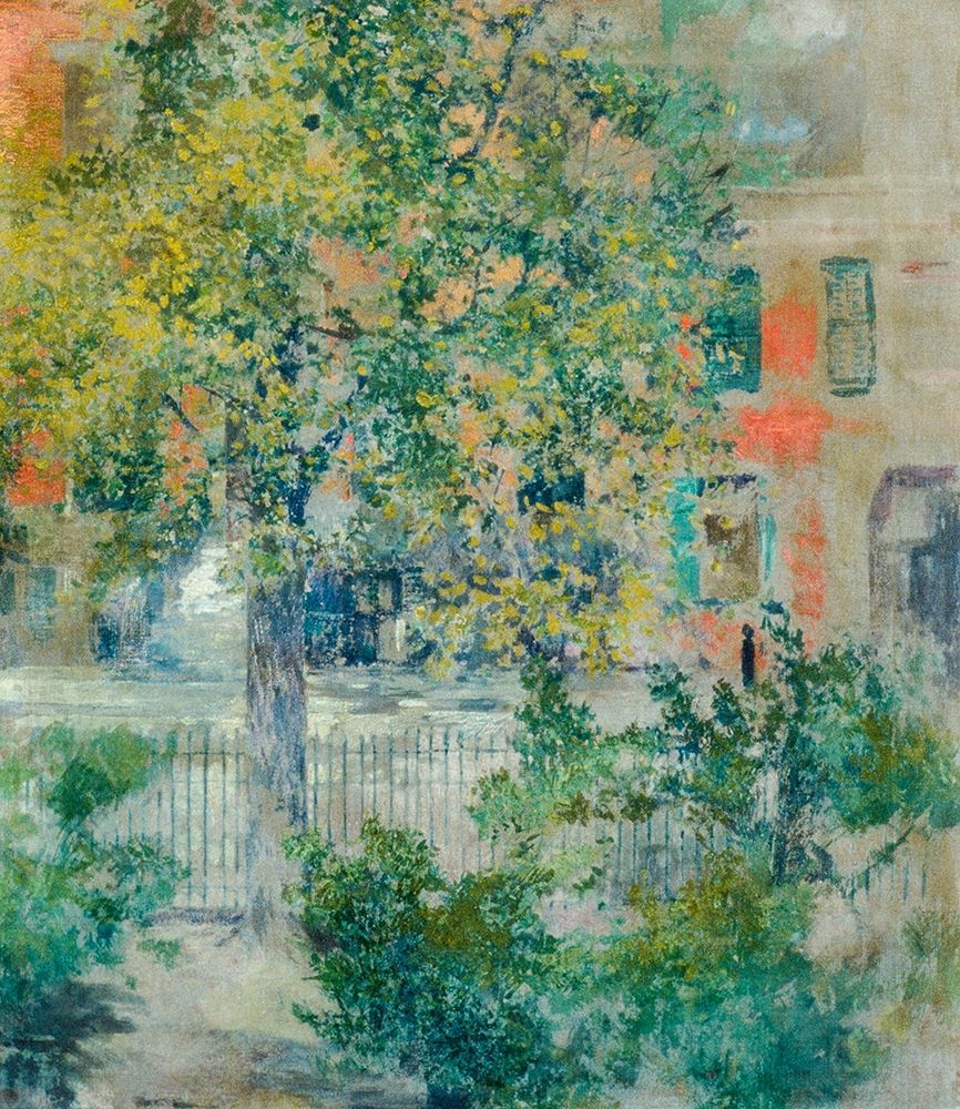 View from the Artists Window, Grove Street art print by Robert Frederick Blum for $57.95 CAD