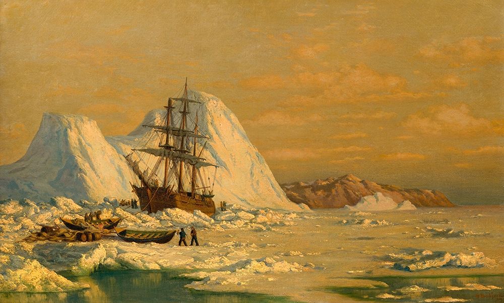 An Incident of Whaling art print by William Bradford for $57.95 CAD