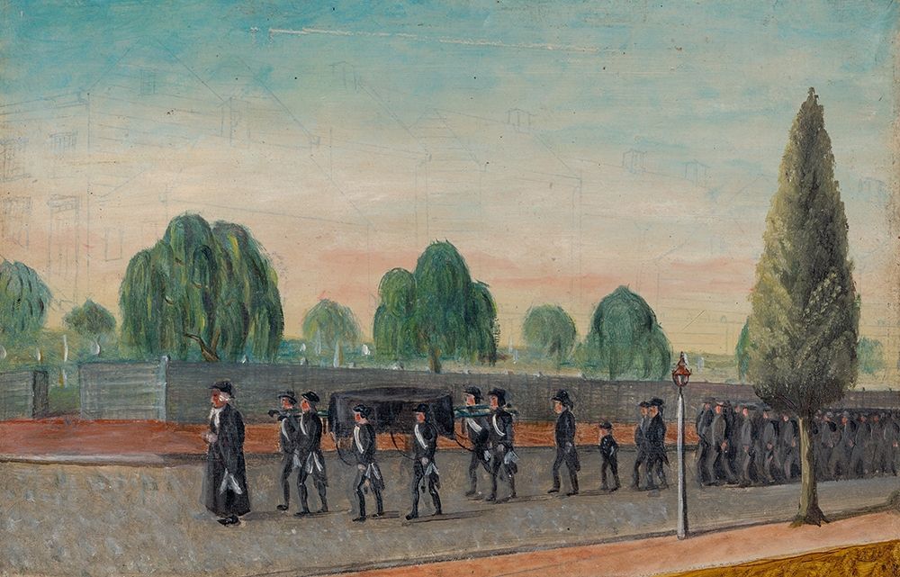 Adult Funeral Procession art print by William P. Chappel for $57.95 CAD