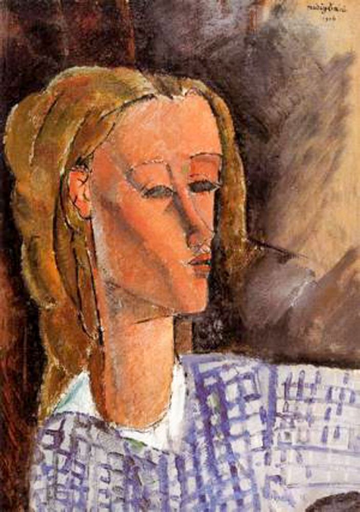 Portrait of Beatrice Hastings, 1916 art print by Amedeo Modigliani for $57.95 CAD