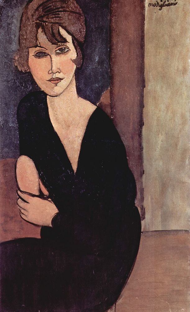Portrait of Madame Reynouard art print by Amedeo Modigliani for $57.95 CAD