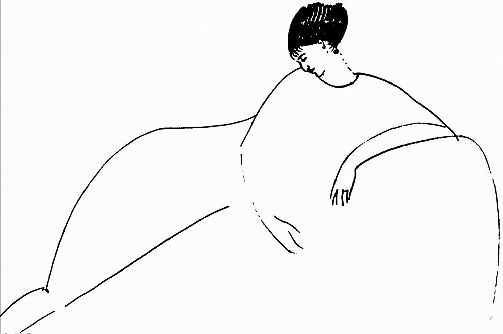 Anna Akhmatova (1911) art print by Amedeo Modigliani for $57.95 CAD