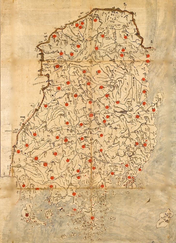 Chinese Medieval World Map art print by Vintage Maps for $57.95 CAD