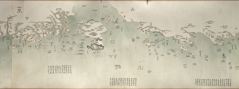 Coastal Map of China art print by Vintage Maps for $57.95 CAD