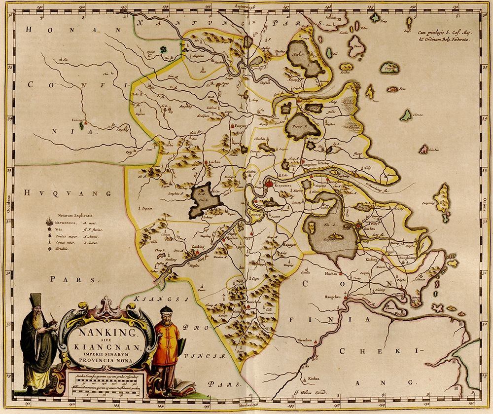 Nanking-China art print by Vintage Maps for $57.95 CAD