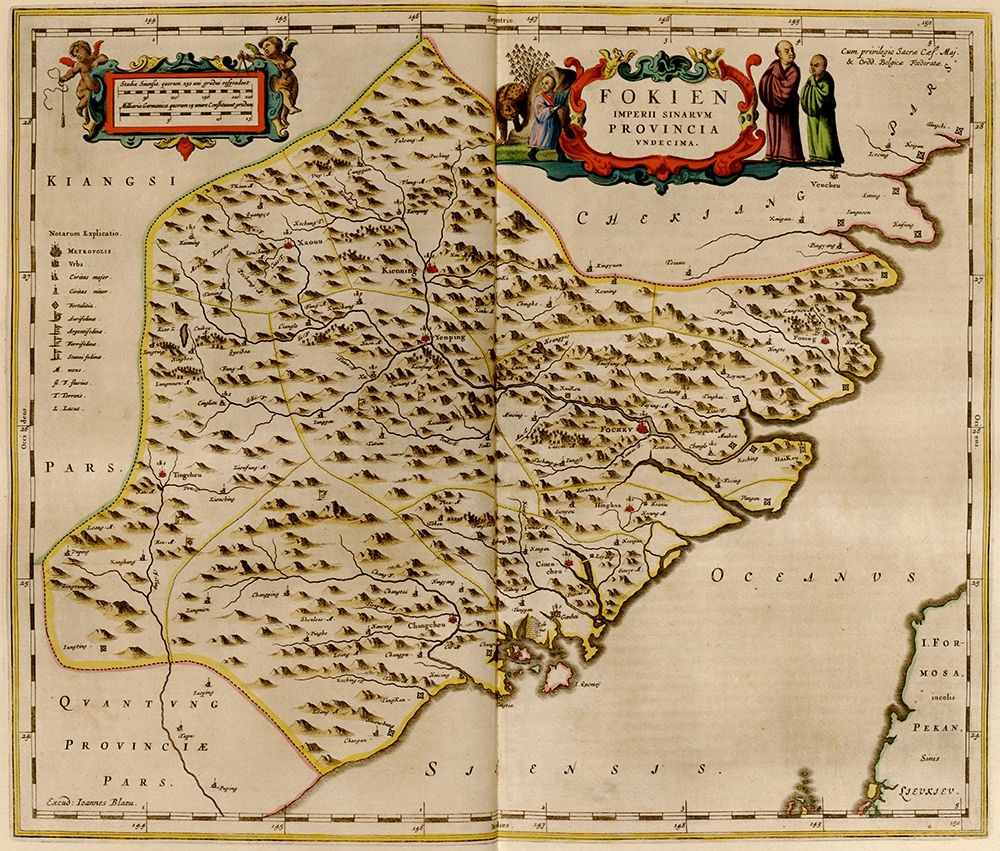 Fukien-China art print by Vintage Maps for $57.95 CAD