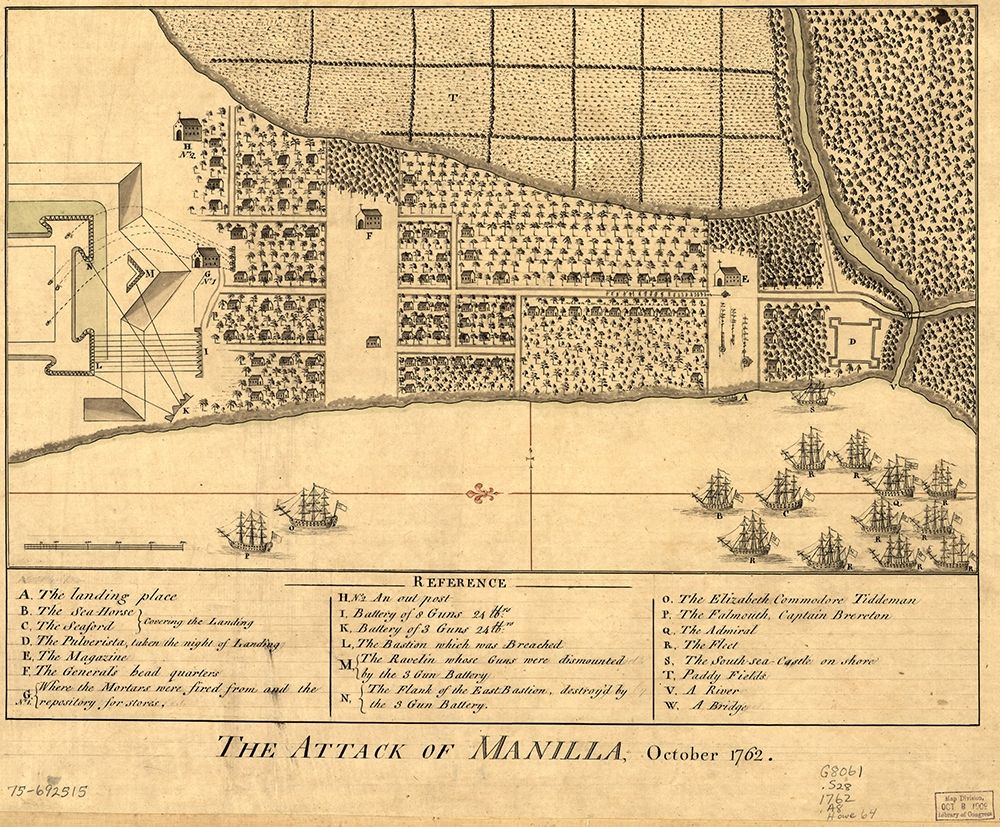 Attack on Manila art print by Vintage Maps for $57.95 CAD
