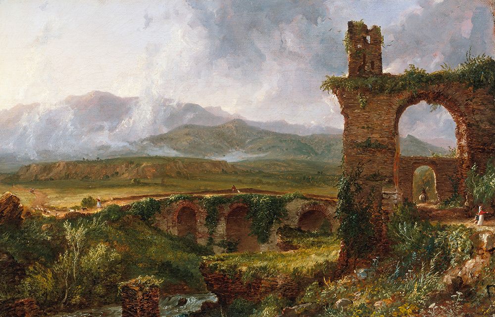 A View near Tivoli, Morning 1832 art print by Thomas Cole for $57.95 CAD