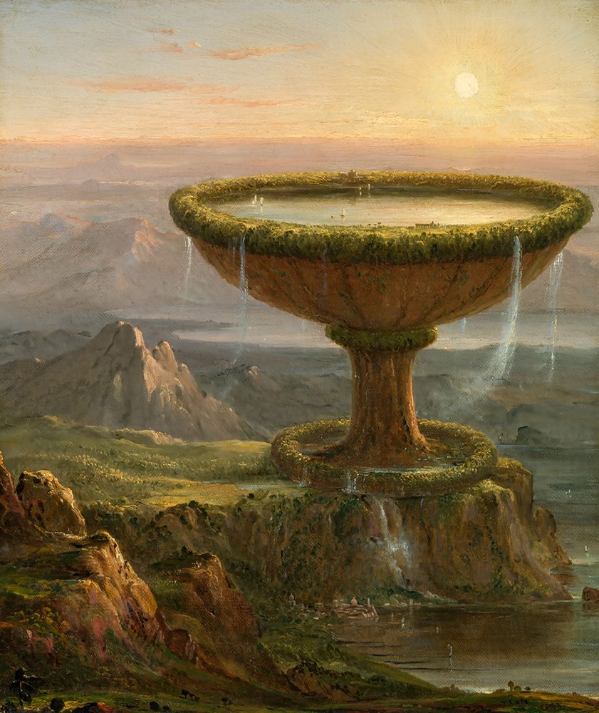 The Titans Goblet 1833 art print by Thomas Cole for $57.95 CAD