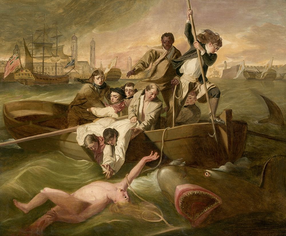 Watson and the Shark art print by John Singleton Copley for $57.95 CAD