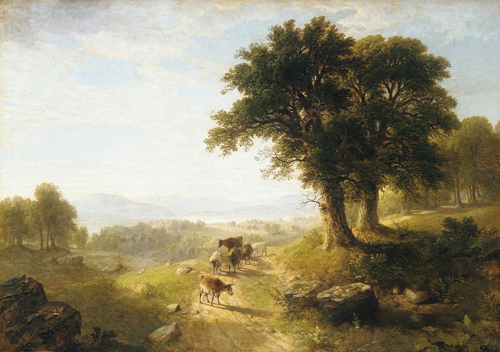 River Scene art print by Asher Brown Durand for $57.95 CAD