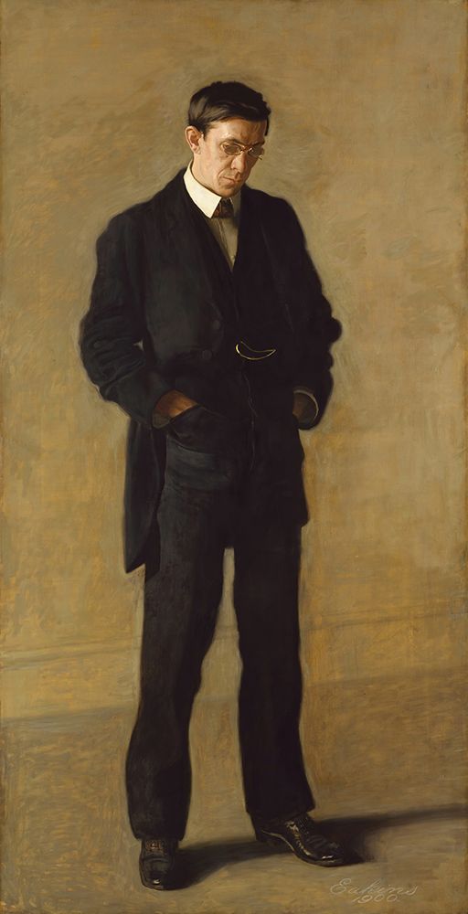 The Thinker, Portrait of Louis N. Kenton 1900 art print by Thomas Eakins for $57.95 CAD