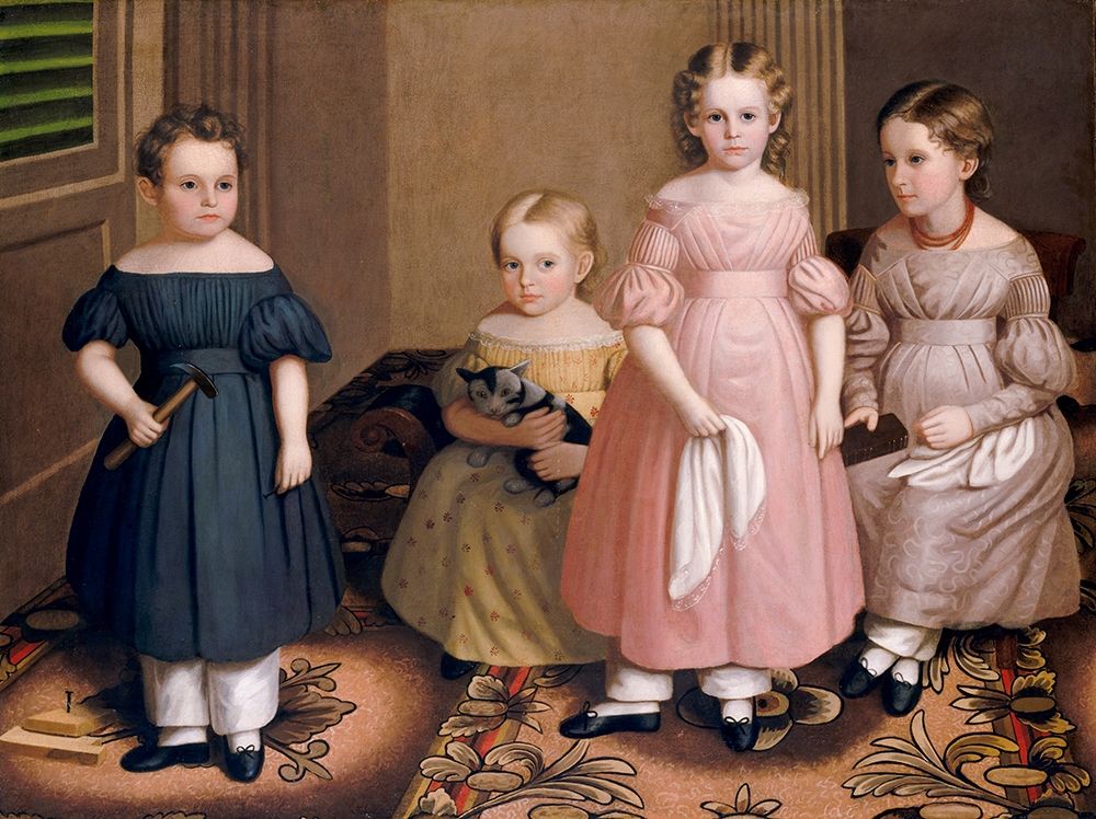 The Alling Children art print by Oliver Tarbell Eddy for $57.95 CAD