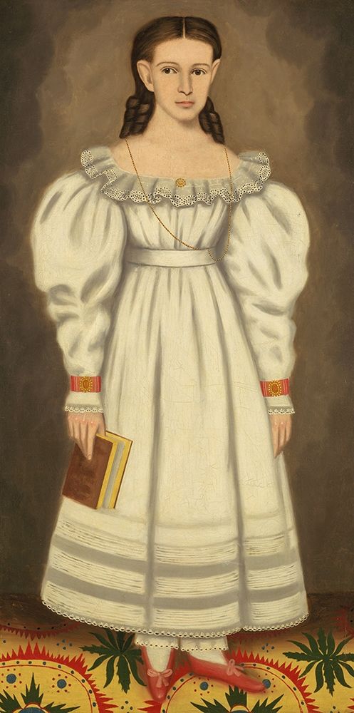 Girl of the Bangs-Phelps Family art print by Erastus Salisbury Field for $57.95 CAD