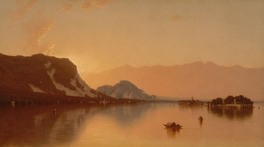 Isola Bella in Lago Maggiore art print by Sanford Robinson Gifford for $57.95 CAD