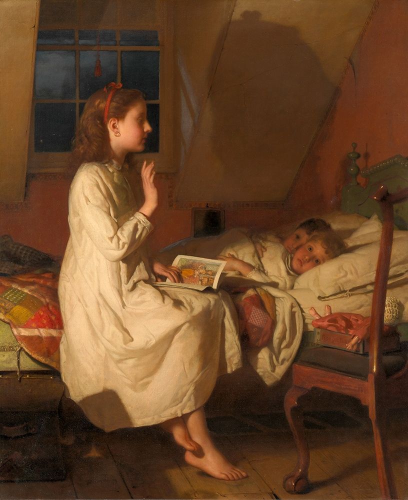 Story of Golden Locks art print by Seymour Joseph Guy for $57.95 CAD