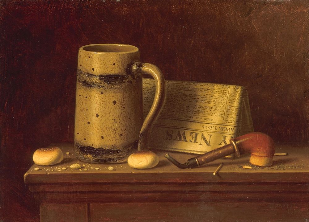 William Michael Harnett art print by William Michael Harnett for $57.95 CAD
