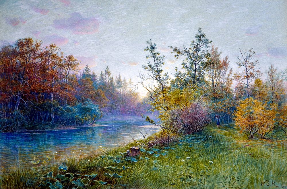 Mill Dam in Traunstein art print by William Stanley Haseltine for $57.95 CAD