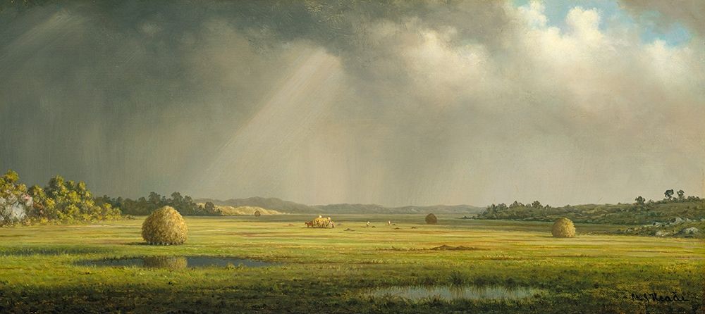 Newburyport Meadows art print by Martin Johnson Heade for $57.95 CAD