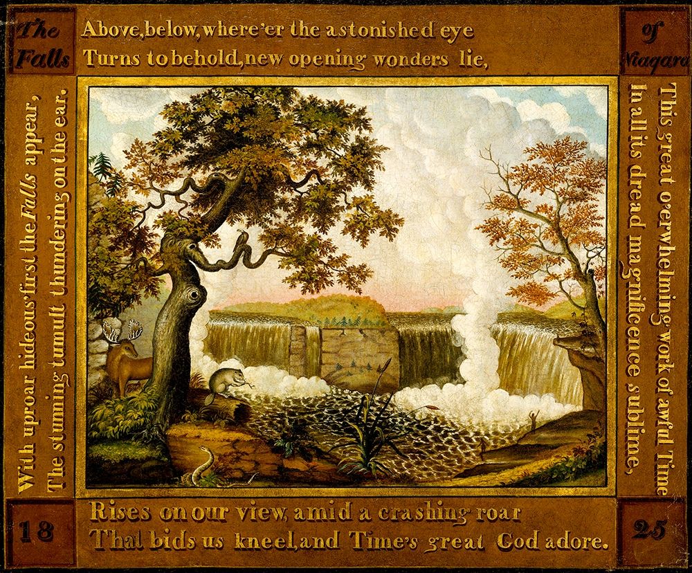 The Falls of Niagara art print by Edward Hicks for $57.95 CAD