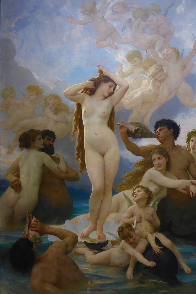 The Birth of Venus 1879 art print by William-Adolphe Bouguereau for $57.95 CAD
