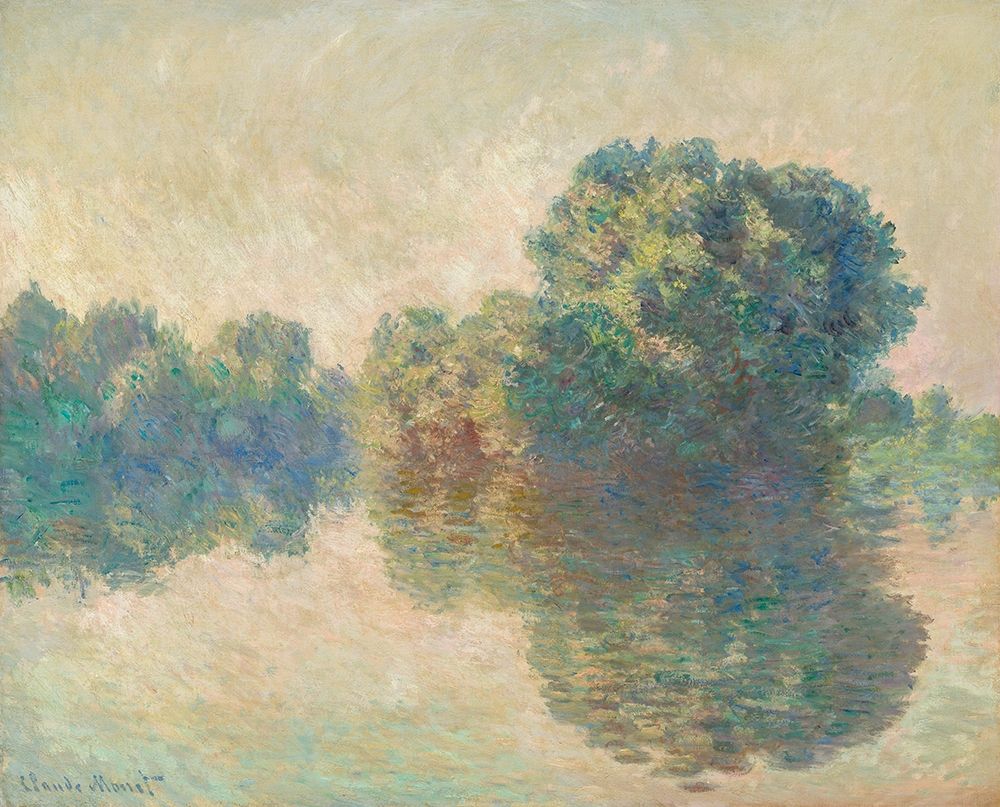 The Seine at Giverny art print by Claude Monet for $57.95 CAD