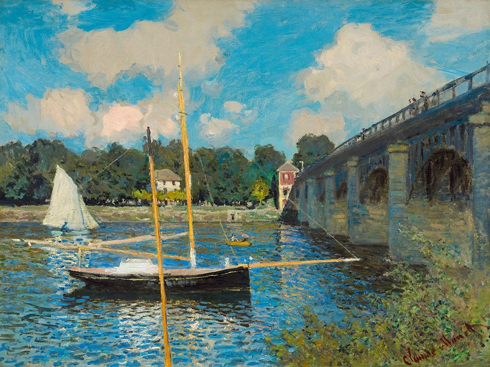 The Bridge at Argenteuil art print by Claude Monet for $57.95 CAD