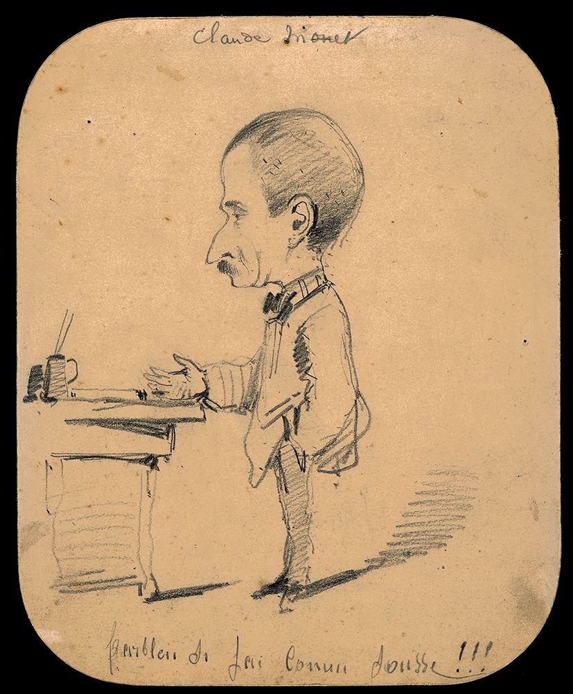 Caricature of a Man Standing by Desk art print by Claude Monet for $57.95 CAD